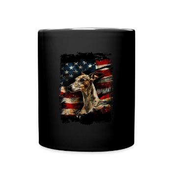 Greyhound America Usa - Full Colour Mug - black - Front