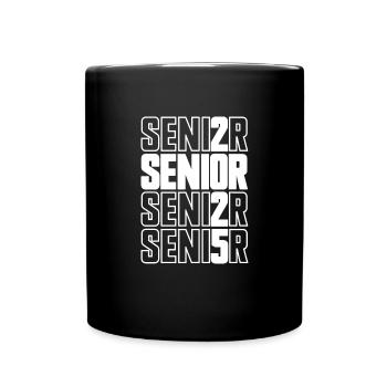 Senior 2025 Abschlussklasse von 2025 Senior 2025 - Tasse einfarbig - Schwarz - Vorne