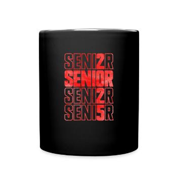 Senior 2025 Abschlussklasse von 2025 Senior 2025 - Tasse einfarbig - Schwarz - Vorne