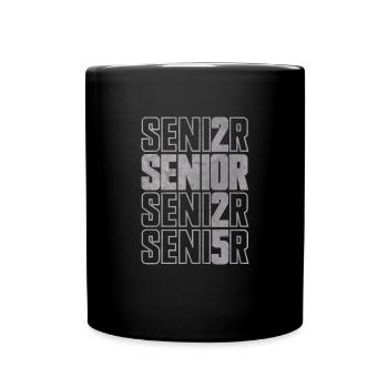Senior 2025 Abschlussklasse von 2025 Senior 2025 - Tasse einfarbig - Schwarz - Vorne