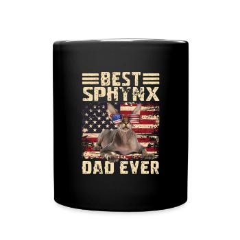 Sphynx Dad - Full Colour Mug - black - Front