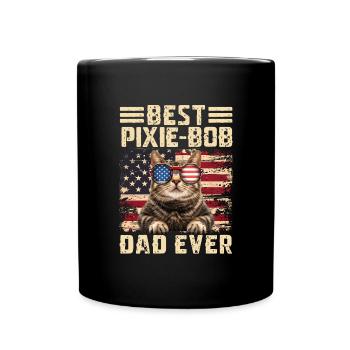 Pixie Bob Dad - Full Colour Mug - black - Front
