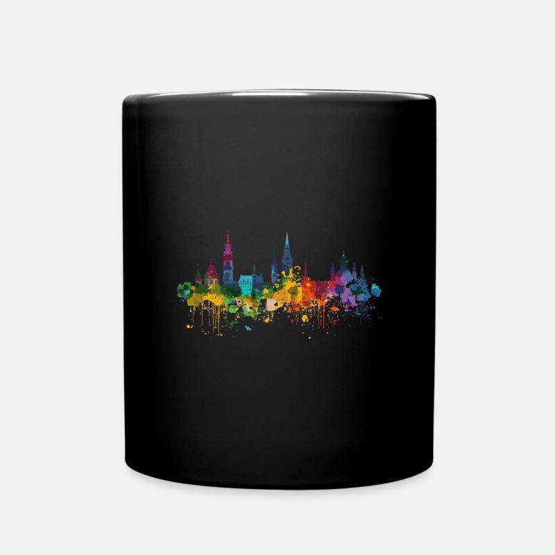 Ludwigsburg - Tasse einfarbig - Schwarz