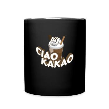 Ciao Cocoa Drôle de dicton Chocolat - Mug uni - noir - Devant