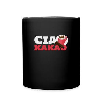 Ciao Cocoa Drôle de dicton Chocolat - Mug uni - noir - Devant