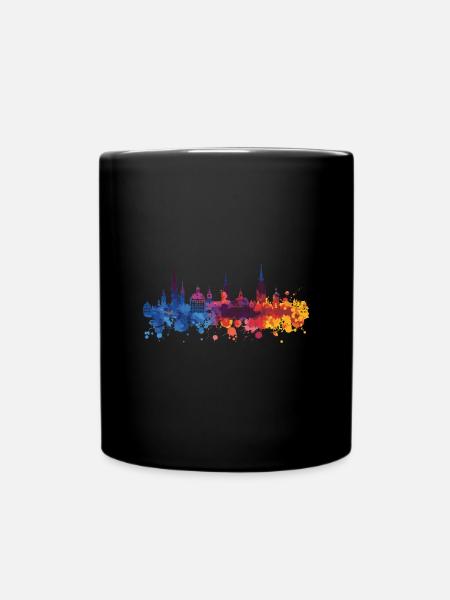Meppen - Tasse einfarbig - Schwarz