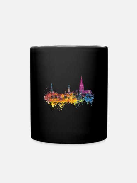 Mosbach - Tasse einfarbig - Schwarz