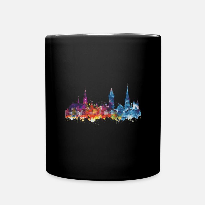 Nienburg_Weser - Tasse einfarbig - Schwarz