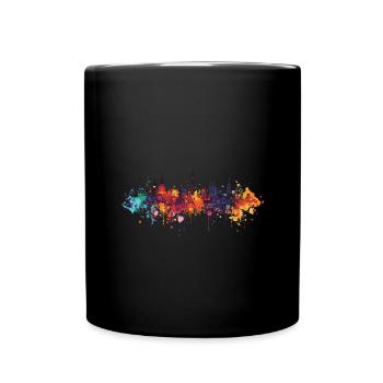 Neustadt am Rübenberge - Mug uni - noir - Devant
