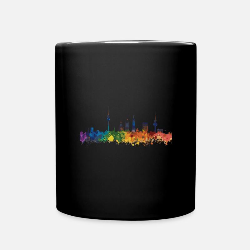 Oberhausen - Tasse einfarbig - Schwarz