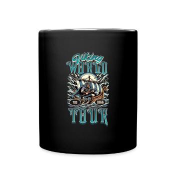 Viking World Tour Stolzes norwegisches Norge - Tasse einfarbig - Schwarz - Vorne
