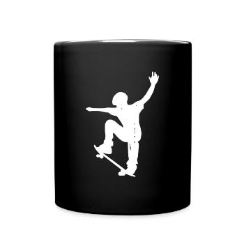 Garçon Skateboard Skater Planche à Roulettes Skate - Mug uni - noir - Devant