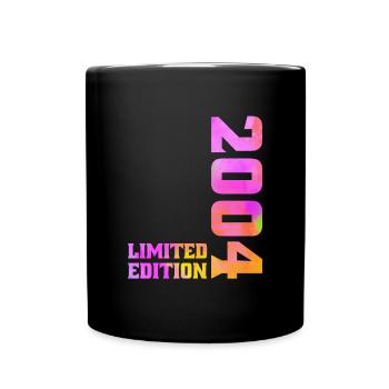 Limitierte Auflage 2004 Jubiläumsgeschenk 2004 - Tasse einfarbig - Schwarz - Vorne