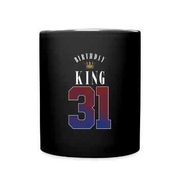 Anniversaire Roi 31 ans 31e cadeau d’anniversaire - Mug uni - noir - Devant