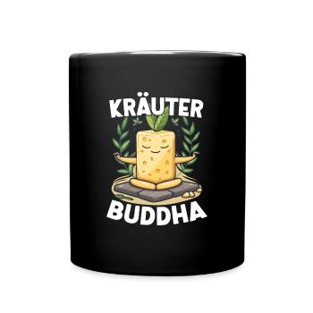 HerbesBouddha Beurre Aux Herbes Yoga Méditation Drôle - Mug uni - noir - Devant
