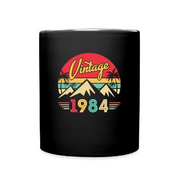 40 Year Old Birthday 1984 Vintage 40 Men Women - Full Colour Mug - black - Front