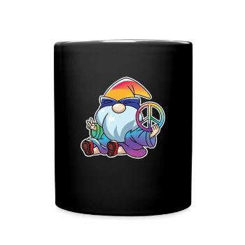 Gnome de la paix Gnome Nains LGBTQ+ - Mug uni - noir - Devant