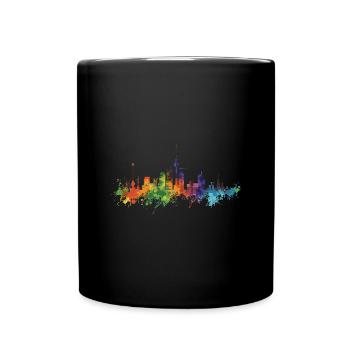 Stuttgart - Tasse einfarbig - Schwarz - Vorne