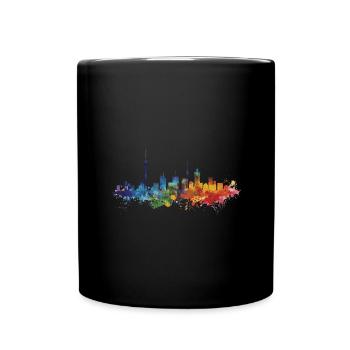 Troisdorf - Tasse einfarbig - Schwarz - Vorne