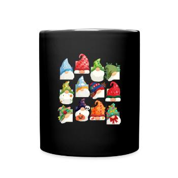 Espèce de gnome Gnome de jardin - Mug uni - noir - Devant