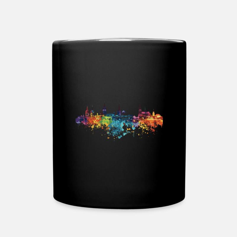 Verden (Aller) - Tasse einfarbig - Schwarz