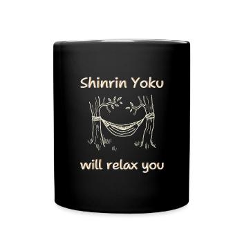 Shinrin Yoku Hängematte - Tasse einfarbig - Schwarz - Vorne