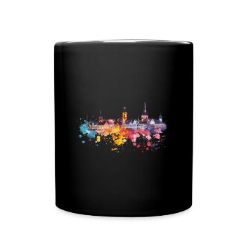 Weilheim in Upper Bavaria - Full Colour Mug - black - Front