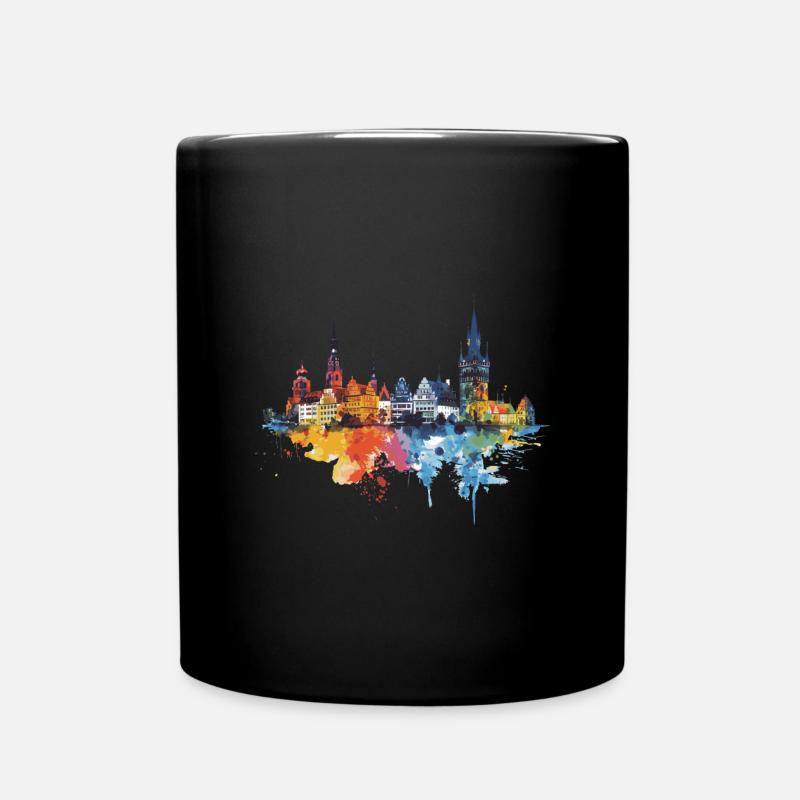 Wertheim - Tasse einfarbig - Schwarz