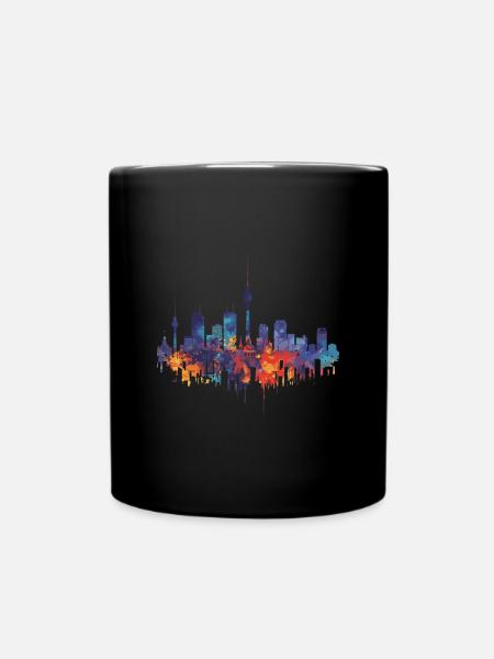 Worms - Tasse einfarbig - Schwarz