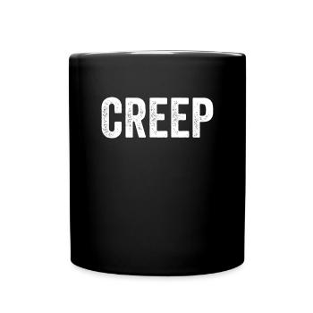 Gruseliger gruseliger Kerl, gruseliges Mädchen, gr - Tasse einfarbig - Schwarz - Vorne