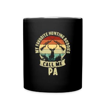 Copains de chasse Fête des pères Cadeau pour les pères - Mug uni - noir - Devant