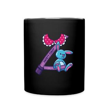 Safety First Sicherheitsgurt Sicherheit - Tasse einfarbig - Schwarz - Vorne