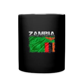 Zambia - Full Colour Mug - black - Front