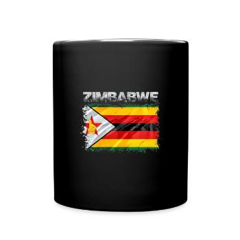 Simbabwe - Tasse einfarbig - Schwarz - Vorne