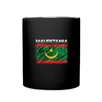 Mauretanien - Tasse einfarbig - Schwarz - Vorne