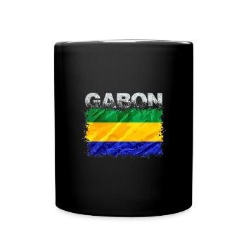 Gabon - Full Colour Mug - black - Front