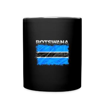 Botswana - Tasse einfarbig - Schwarz - Vorne