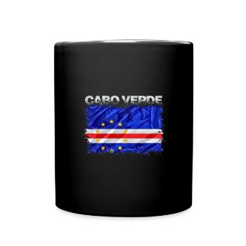 Cap Verde - Tasse einfarbig - Schwarz - Vorne