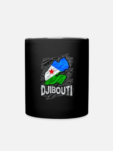 Djibouti - Mug uni - noir