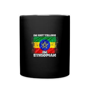 Ethiopia - Full Colour Mug - black - Front