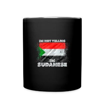 Sudan - Full Colour Mug - black - Front