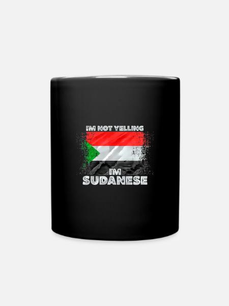 Sudan - Tasse einfarbig - Schwarz