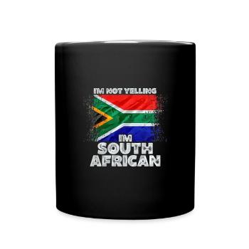 Afrique du Sud - Mug uni - noir - Devant