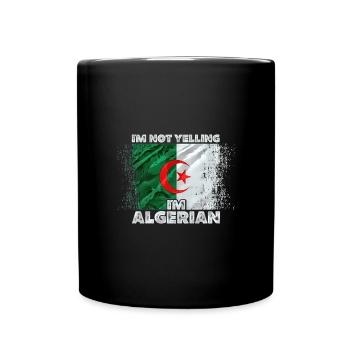 Algérie - Mug uni - noir - Devant