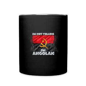 Angola - Mug uni - noir - Devant