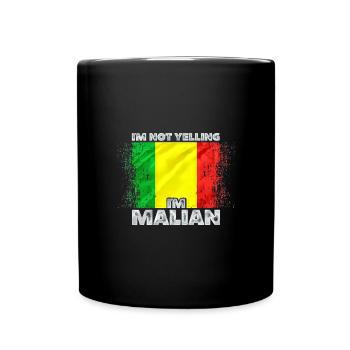 Mali - Mug uni - noir - Devant