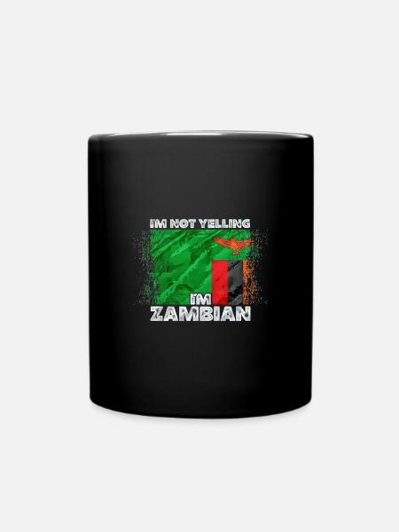 Sambia - Tasse einfarbig - Schwarz
