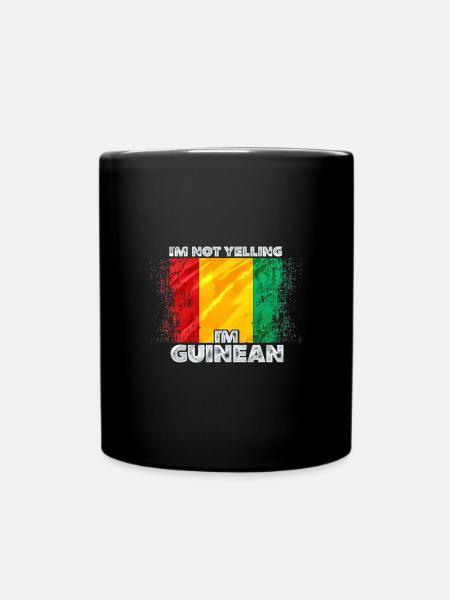Guinea - Tasse einfarbig - Schwarz