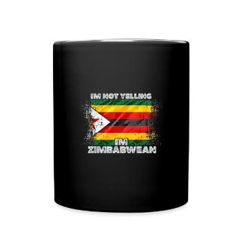 Simbabwe - Tasse einfarbig - Schwarz - Vorne