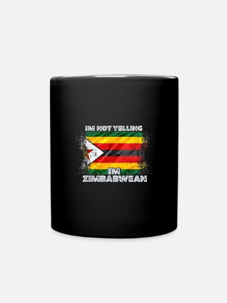 Simbabwe - Tasse einfarbig - Schwarz